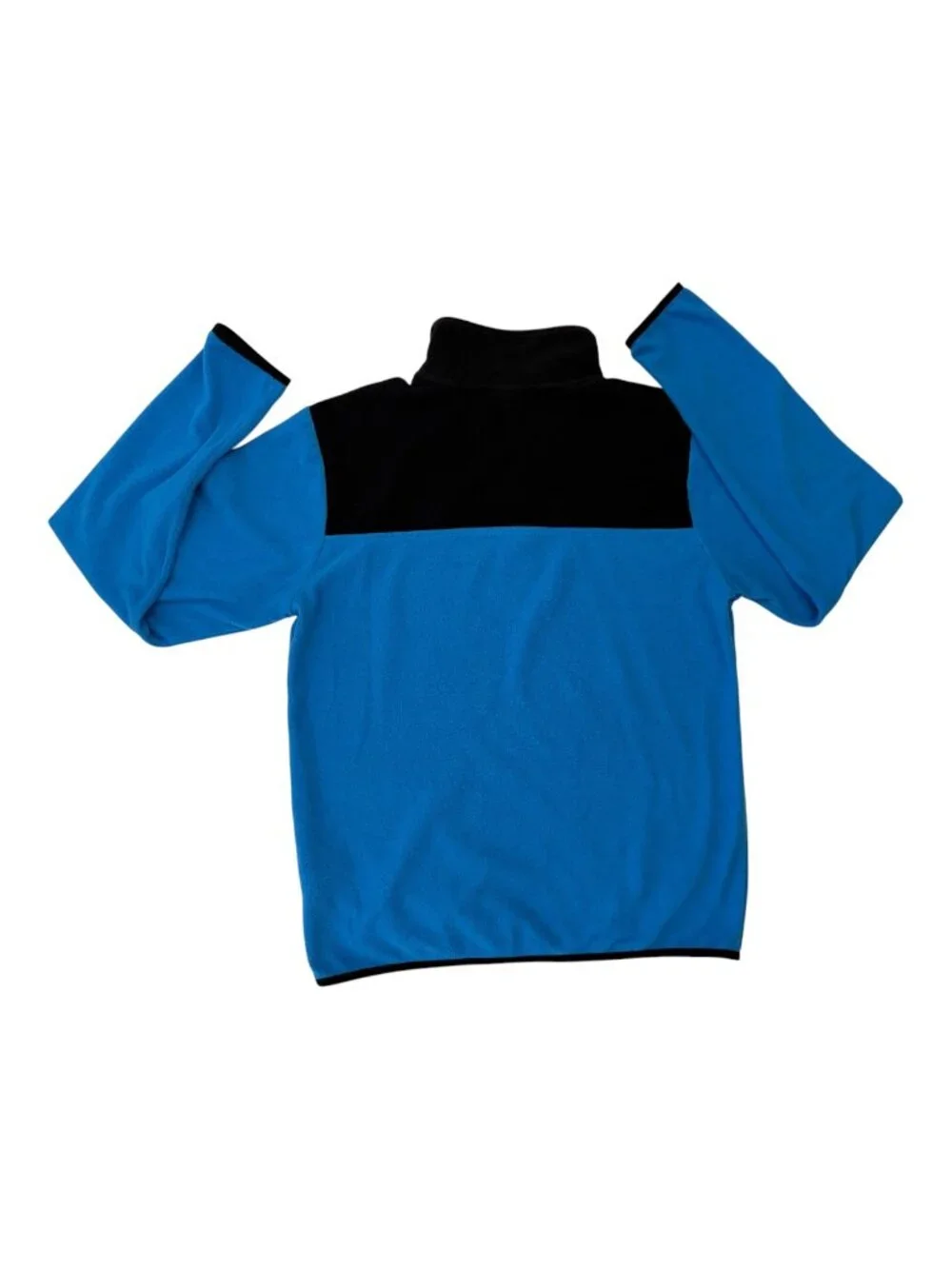 The North Face TKA Glacier 100 1/4 Zip Fleece Pullover Blue Black Men's Outdoor